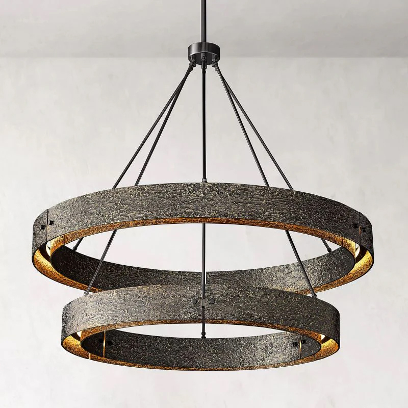 Vouvray 2-Tier Round Chandelier Dia. 60