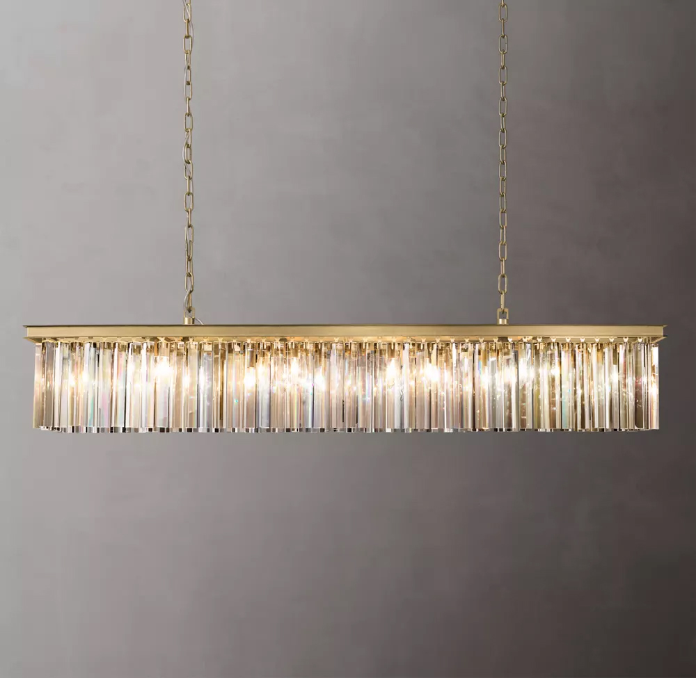 Rhys Rectangular Chandelier L49