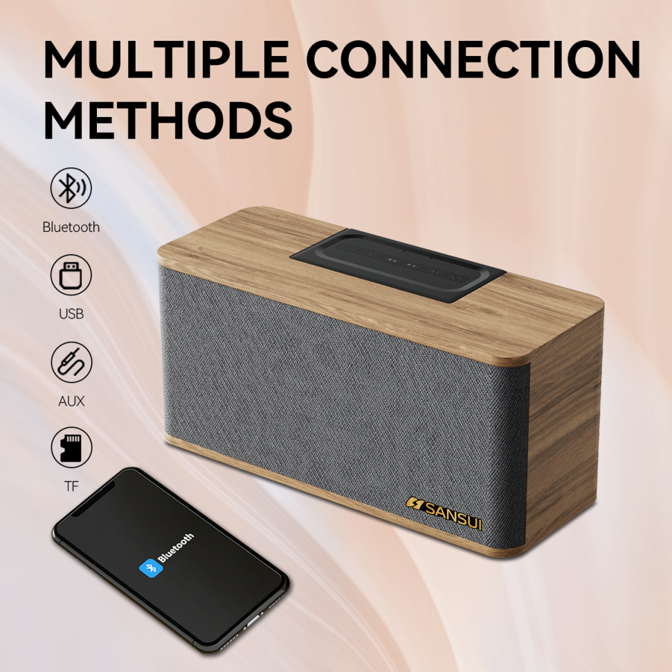 Mini Speaker Sansui Portable Speaker SANSUI CD Stereo System With