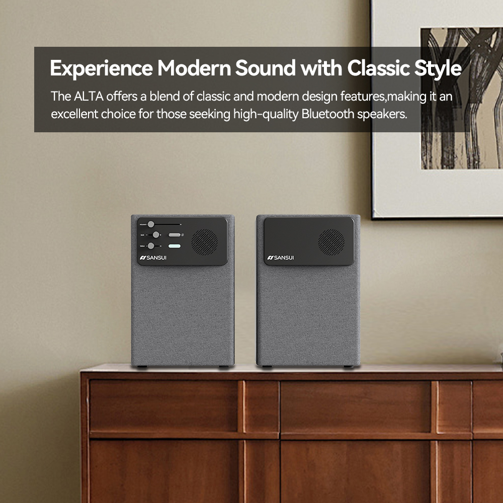 SANSUI ALTA Bookshelf Speaker - SANSUI