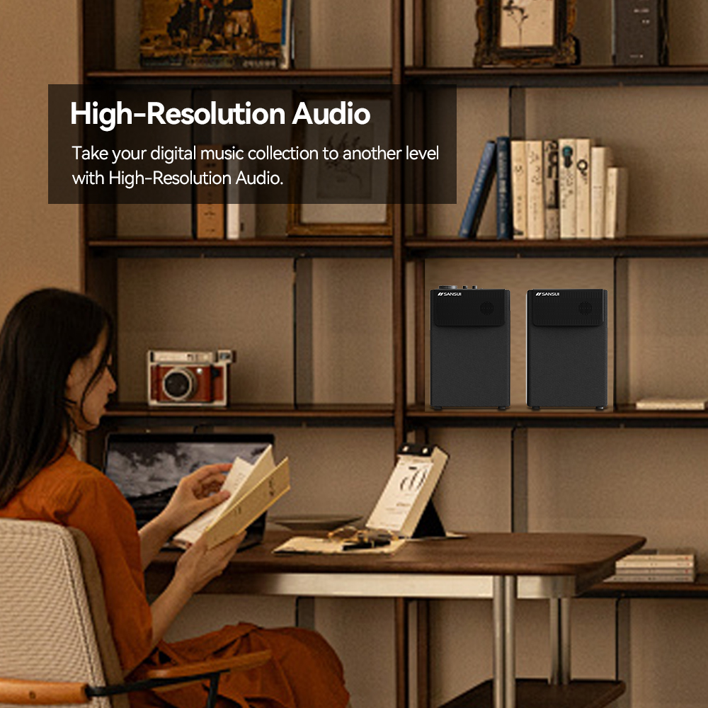 SANSUI STOCKHOLM Bookshelf Speaker - SANSUI