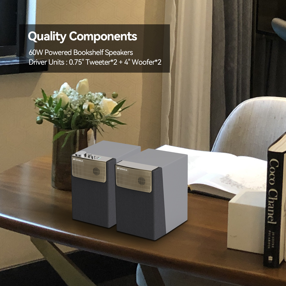 SANSUI STOCKHOLM Bookshelf Speaker - SANSUI