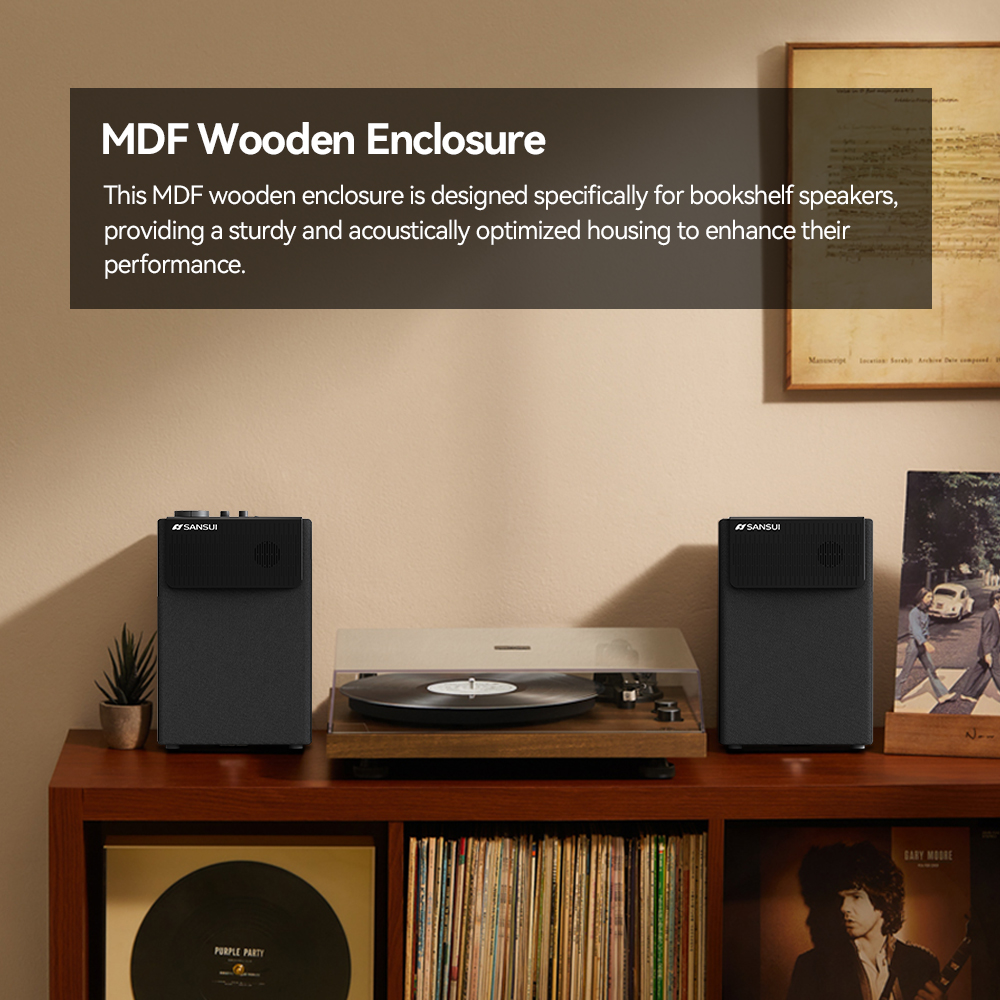 SANSUI STOCKHOLM Bookshelf Speaker - SANSUI