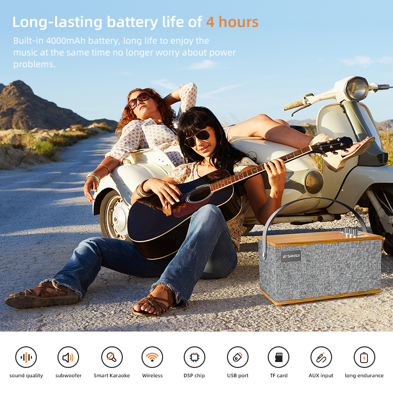 SANSUI D13 Portable Speaker - SANSUI