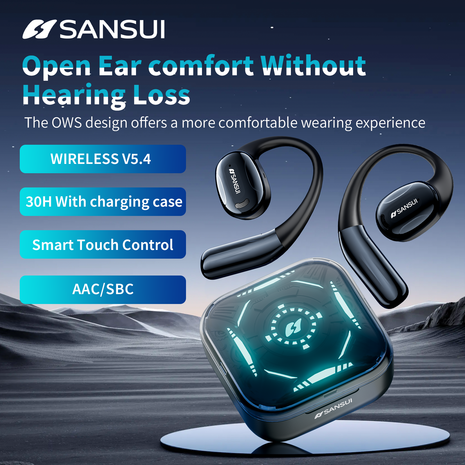 SANSUI W49 Earbuds - SANSUI