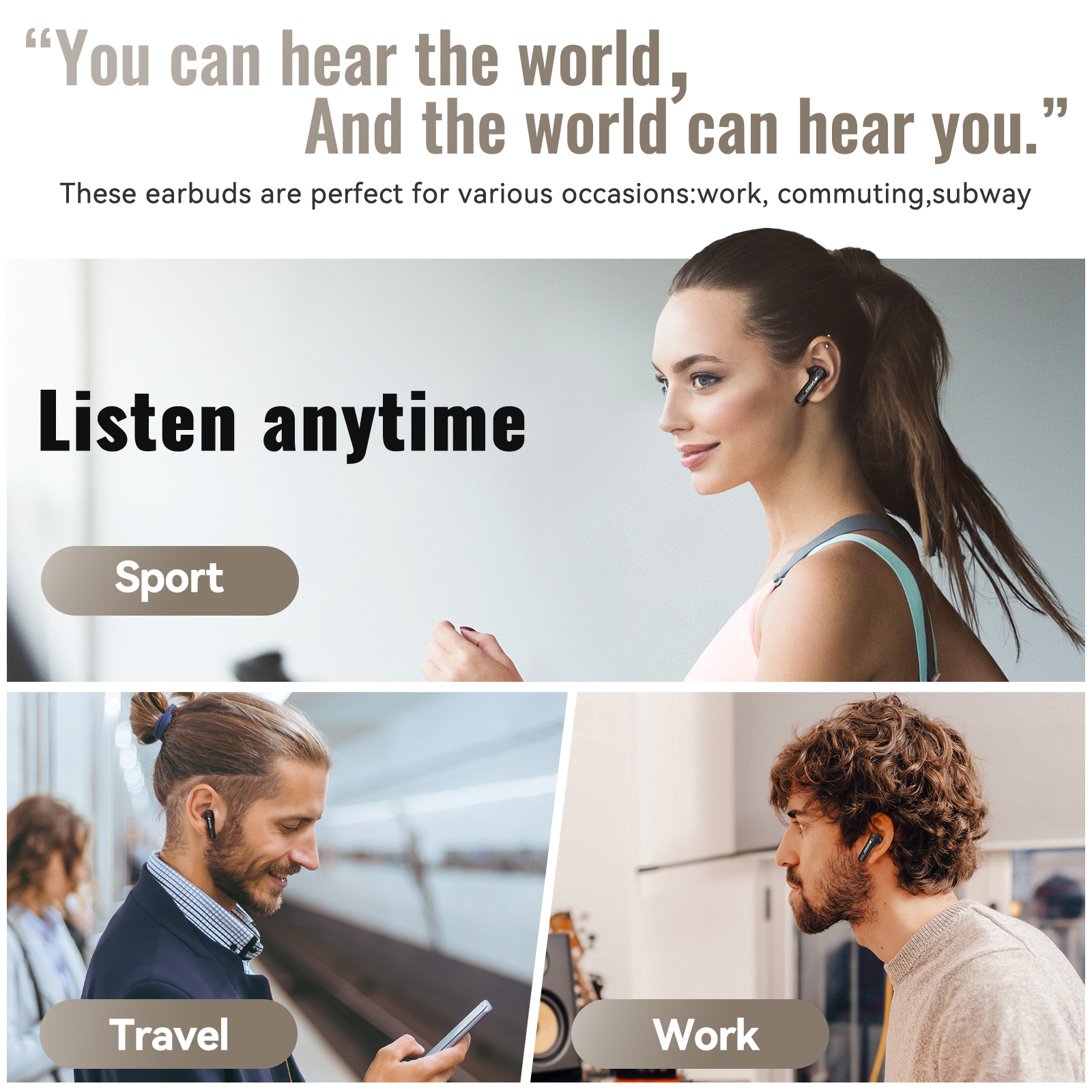 SANSUI W66 Earbuds - SANSUI