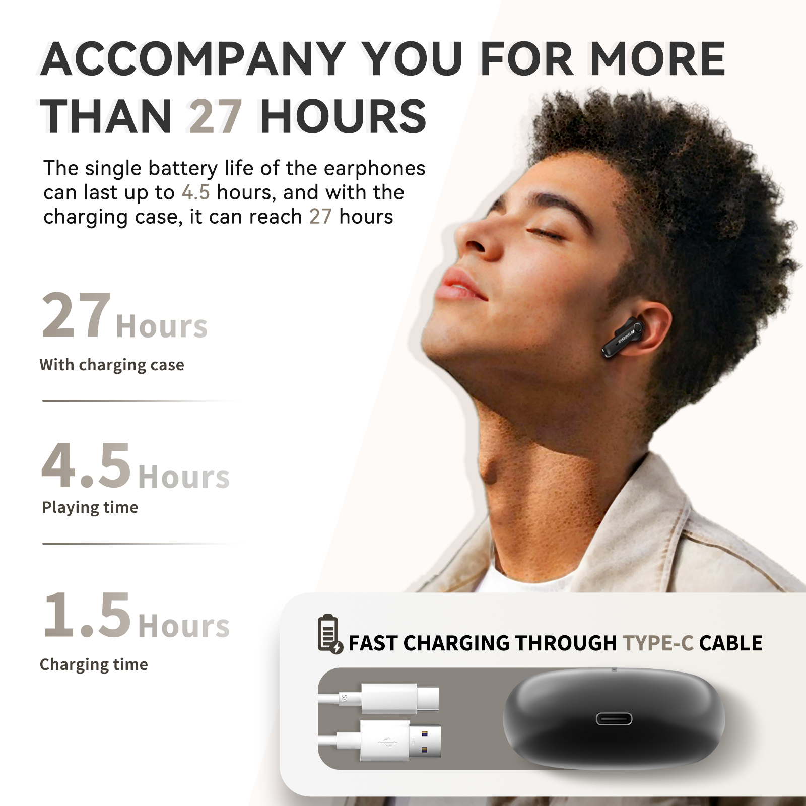 SANSUI W66 Earbuds - SANSUI