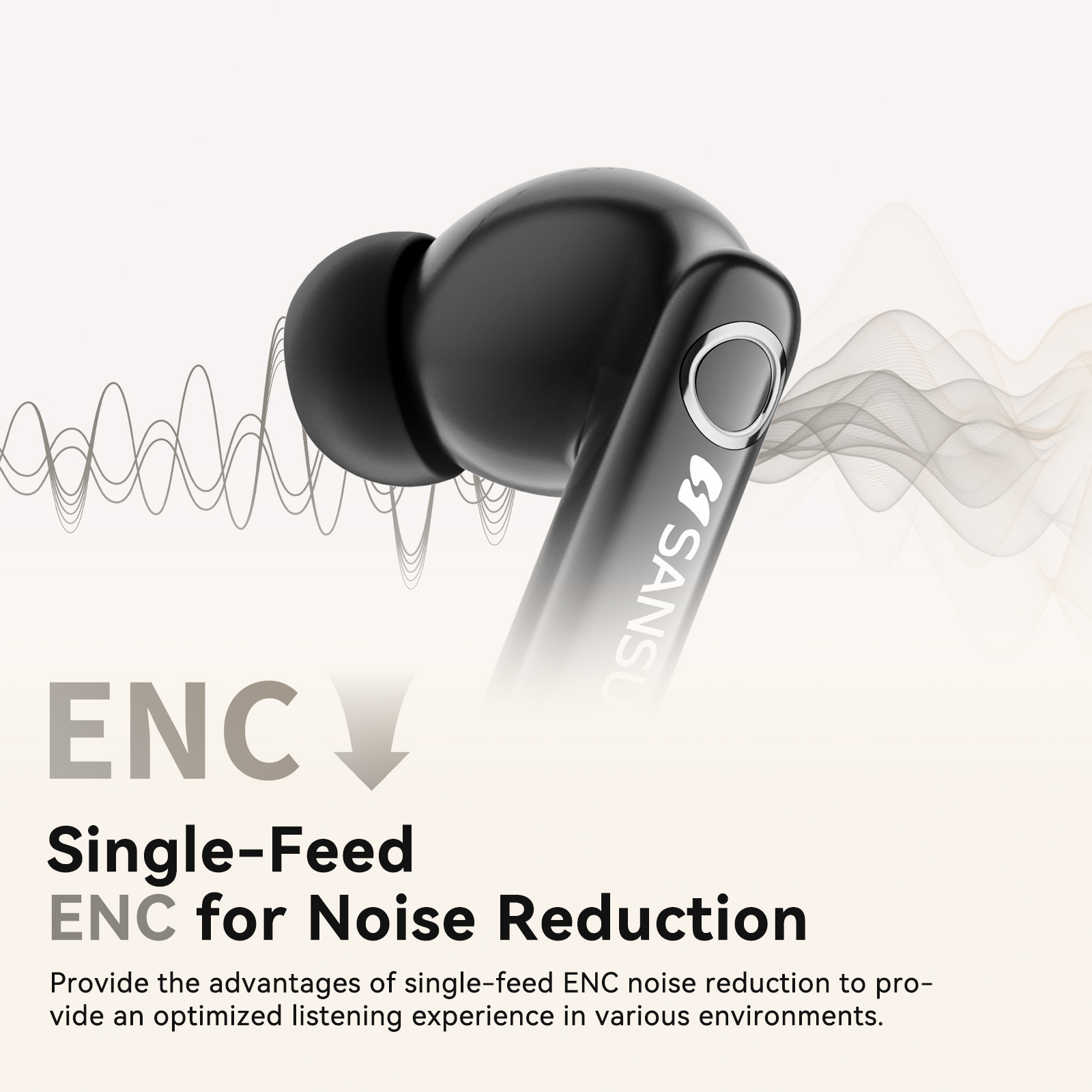 SANSUI W66 Earbuds - SANSUI