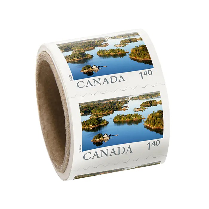 From Far and Wide (Part 4): U.S. rate stamps - coil of 50