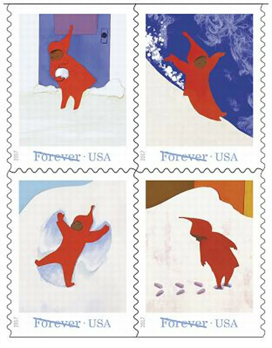 2017 The Snowy Day  stamps