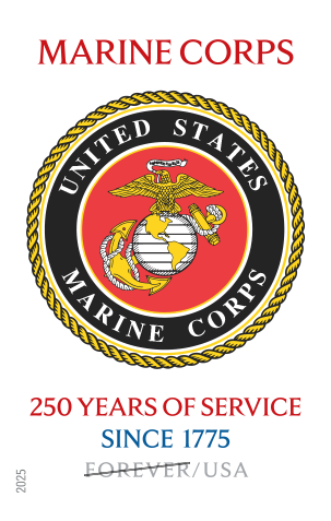 2025 U.S. Marine Corps 250th Stamps