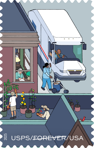 2025. 250 Years of Delivering Stamps 100 pcs