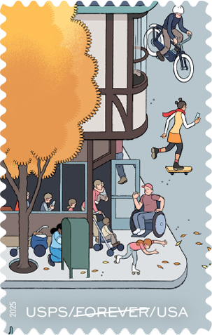 2025. 250 Years of Delivering Stamps 100 pcs