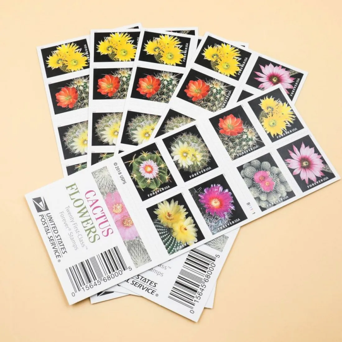 2019 Cactus Flowers Forever Stamps