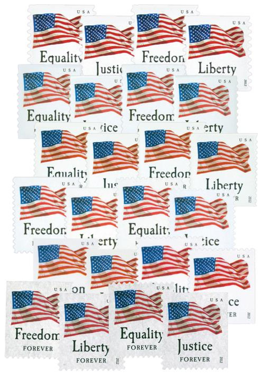 2012 U.S. Flag Forever Stamps books