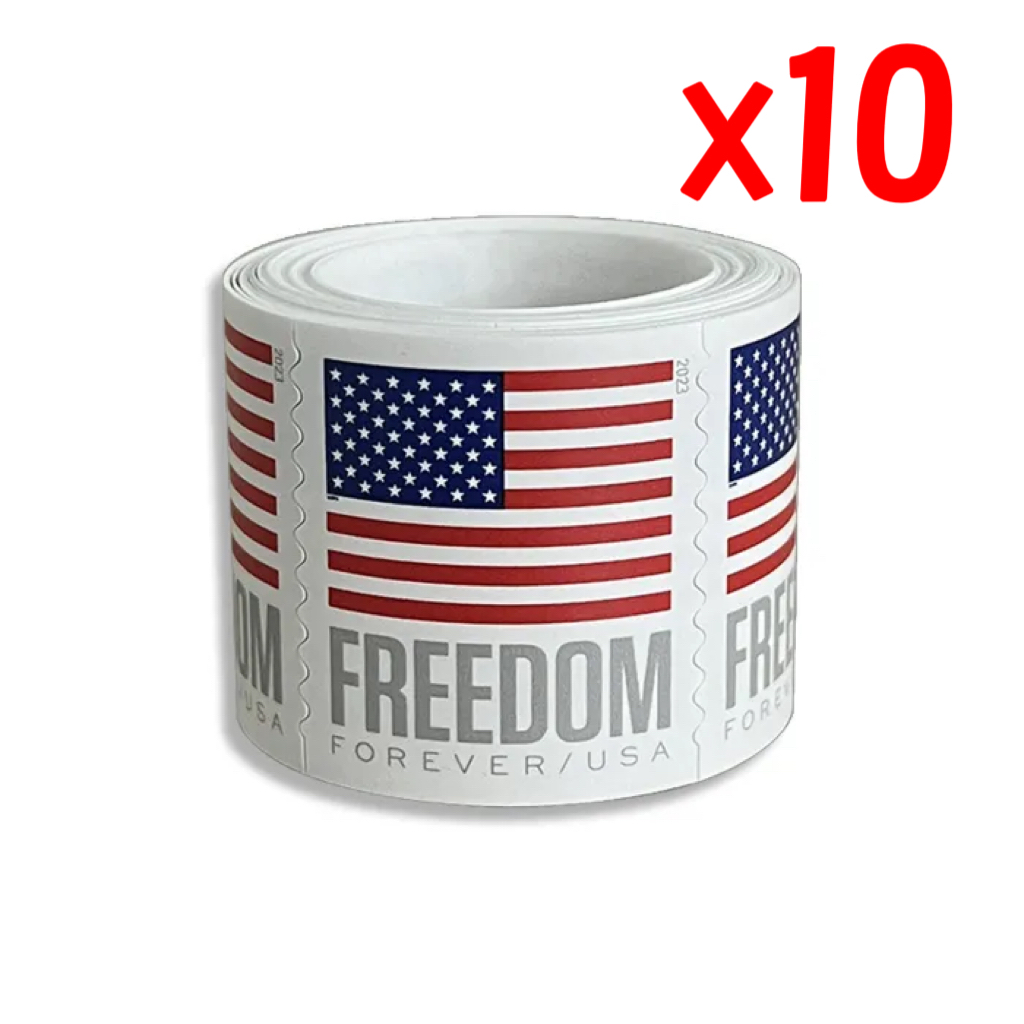 2023 U.S. Flag Forever Stamps 10 Rolls
