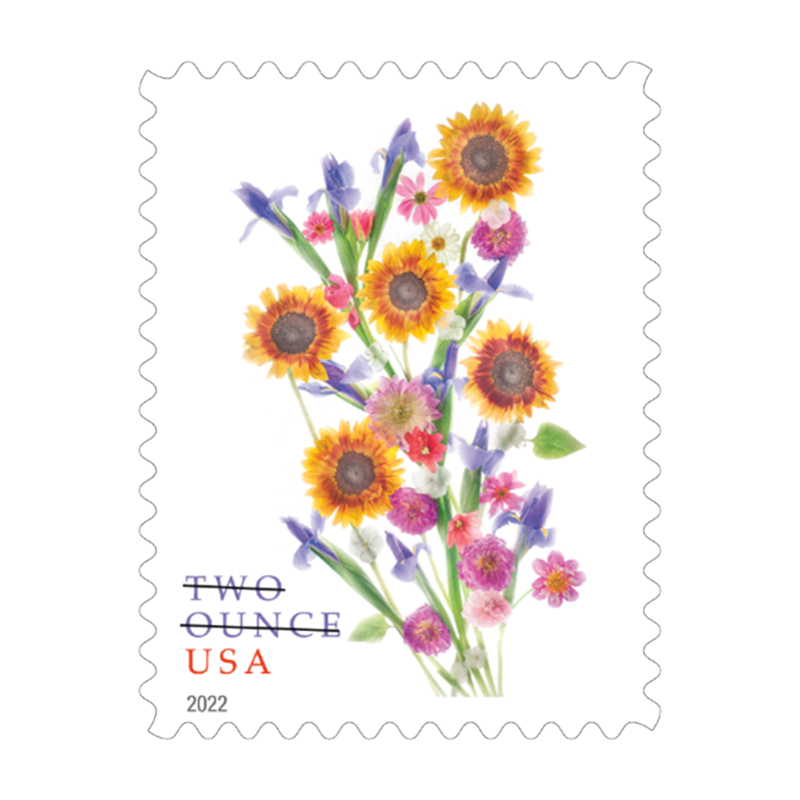 2022 Sunflower Bouquet Forever®Stamp