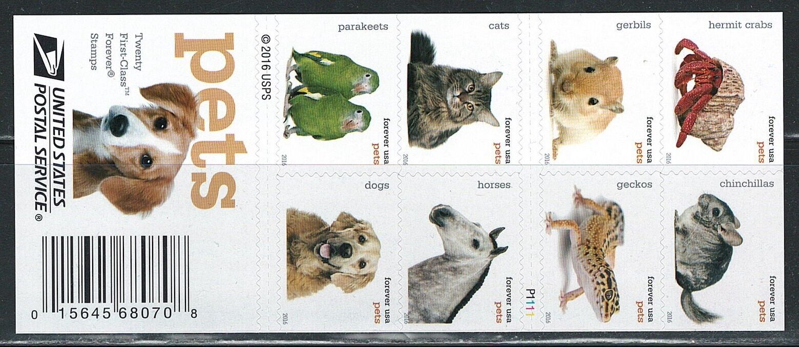 2016 Pets Celebrate Animals stamps