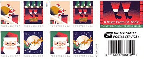 2021 A Visit from St Nick Christmas stamps