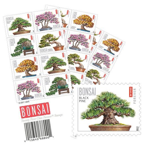 2012 Bonsai Tree  stamps