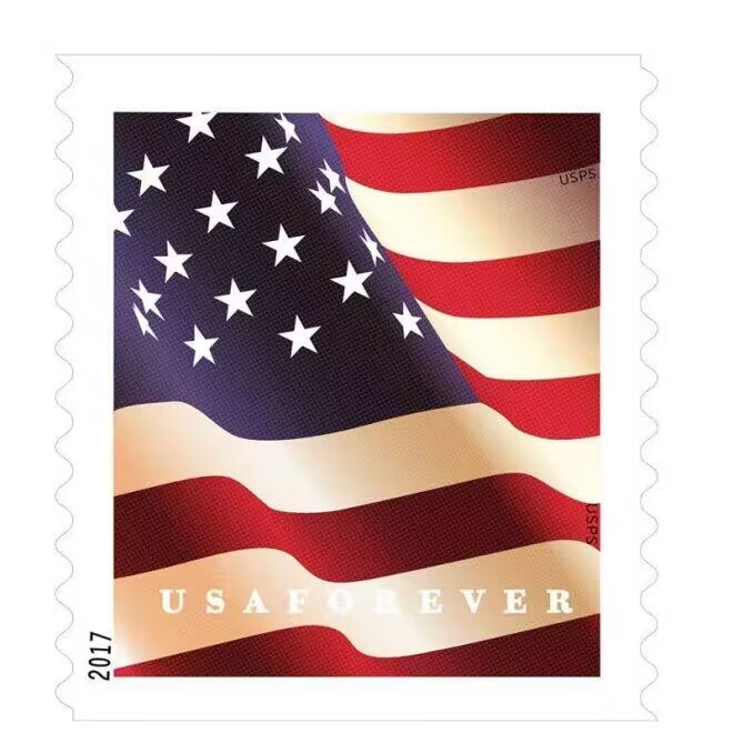 Big Sales! 5 U.S. Flag Stamps,5 Rolls/500 Pcs