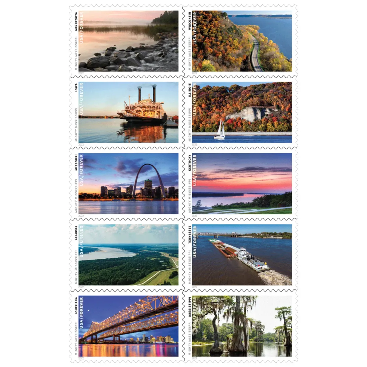 2022 Mighty Mississippi Stamps