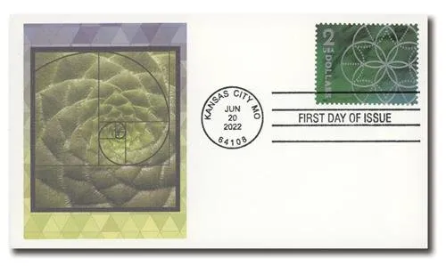 2022 $2 Floral Geometry Stamps