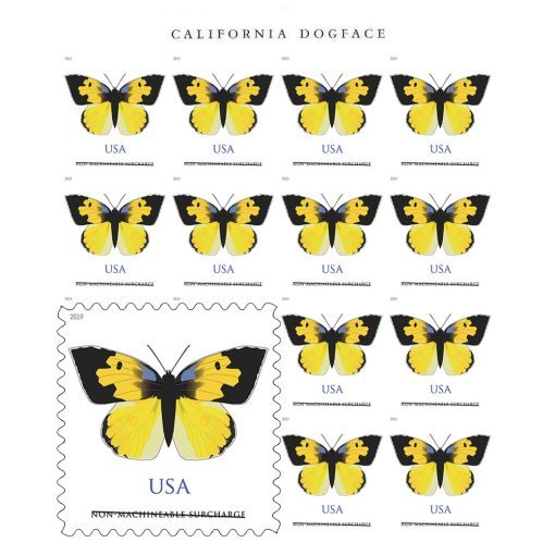 2019 California Dogface Butterfly Forever®Stamp