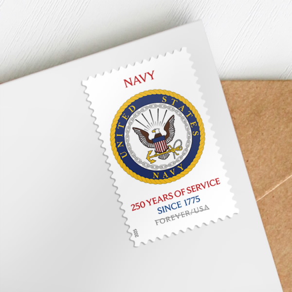 2025 U.S. Navy 250th Stamps 100 pcs