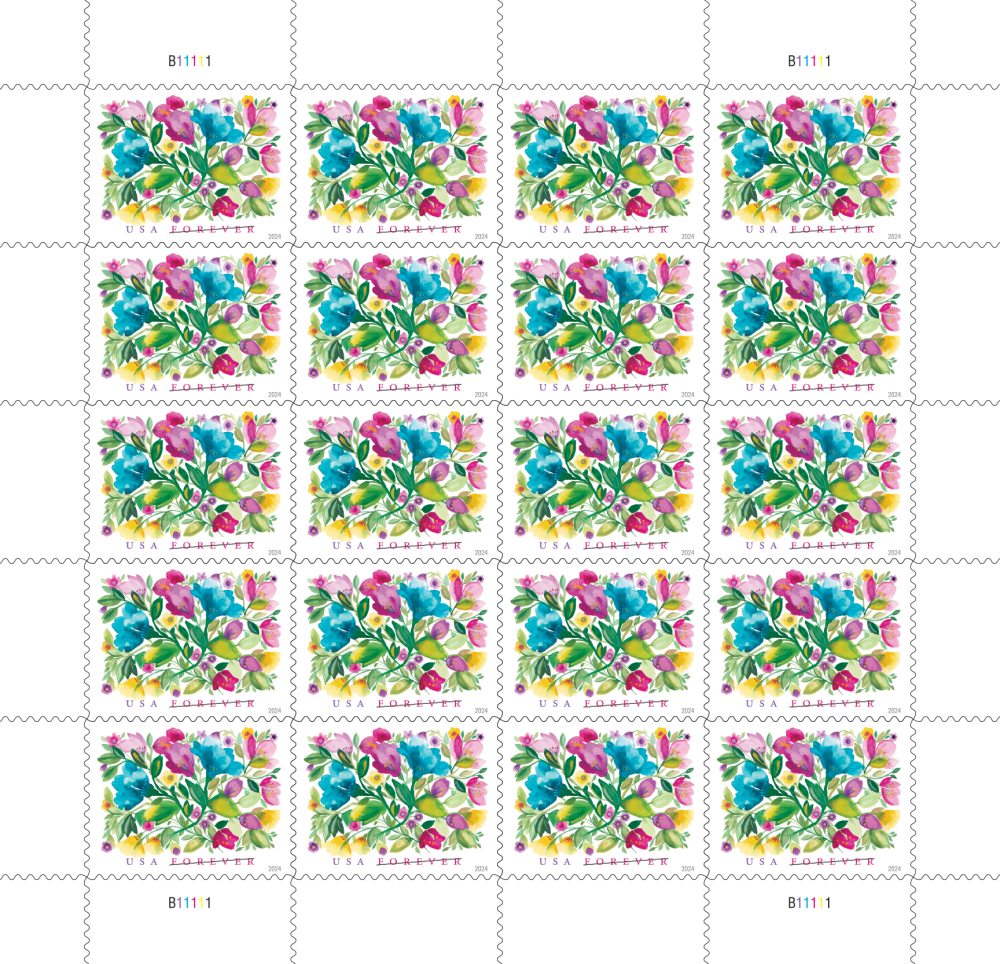 2024 Celebration Blooms Stamps