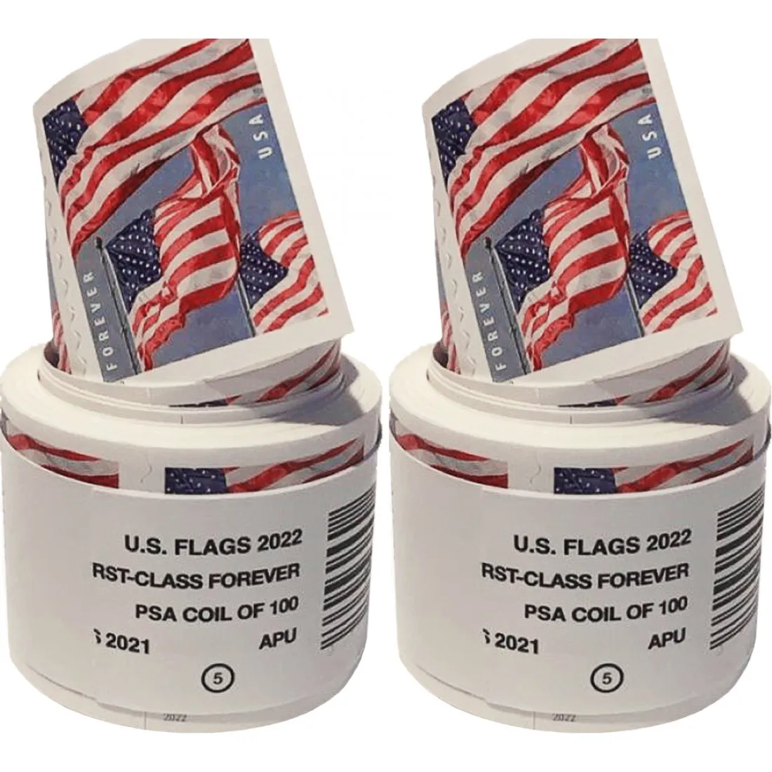 2022 U.S. Flag Forever Stamps  100 Rolls