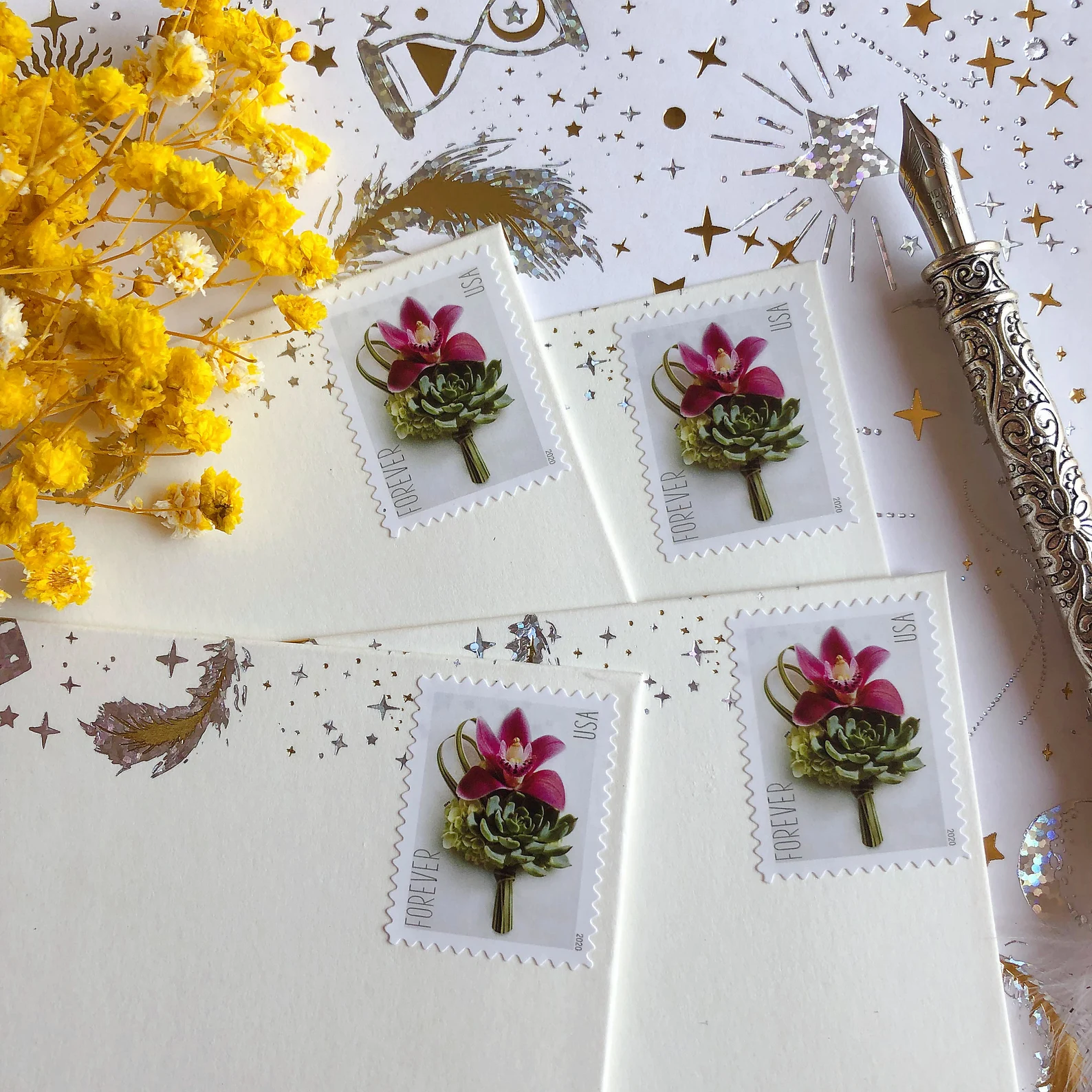 2020 Contemporary Boutonniere Forever®Stamp