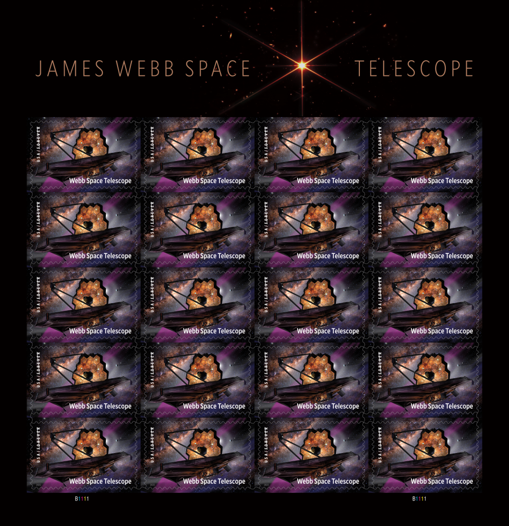 2022 James Webb Space Telescope Stamps