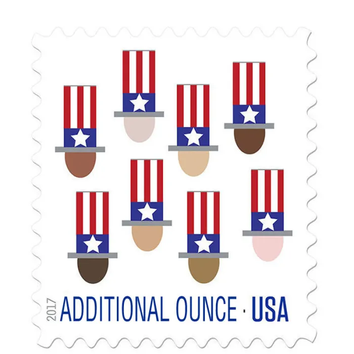 2017 Uncle Sam's Hat Additional Stamps