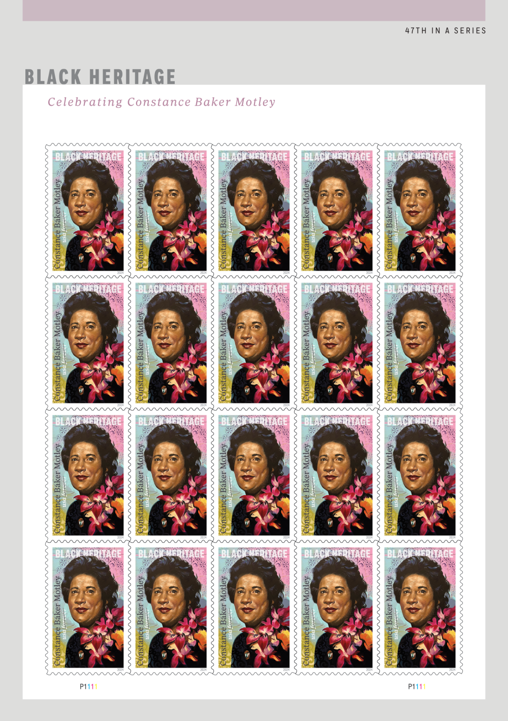2024 Constance Baker Motley Stamps