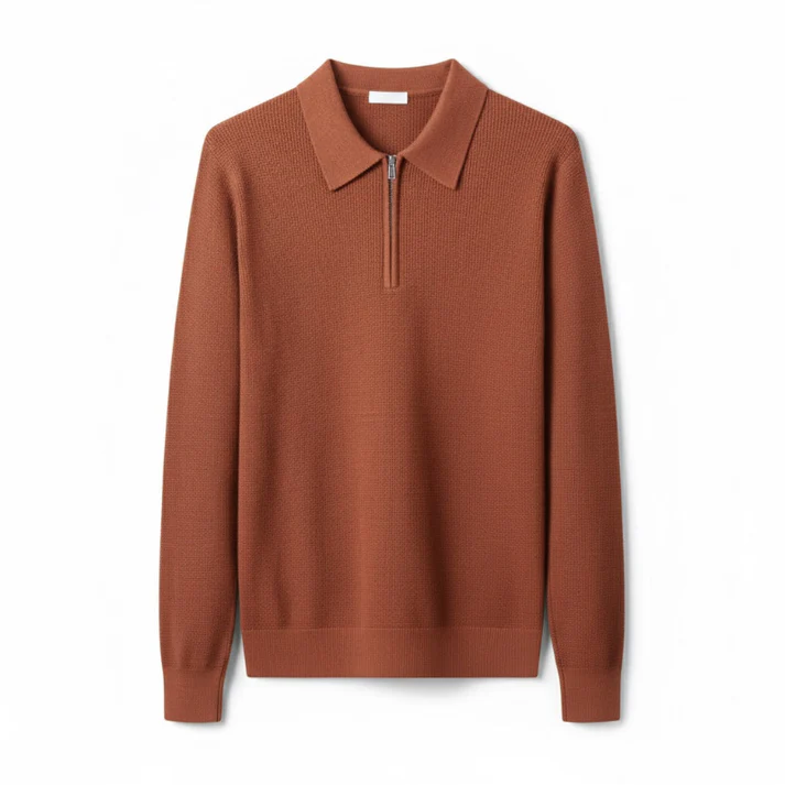 Sergio - Knitted Polo Sweater