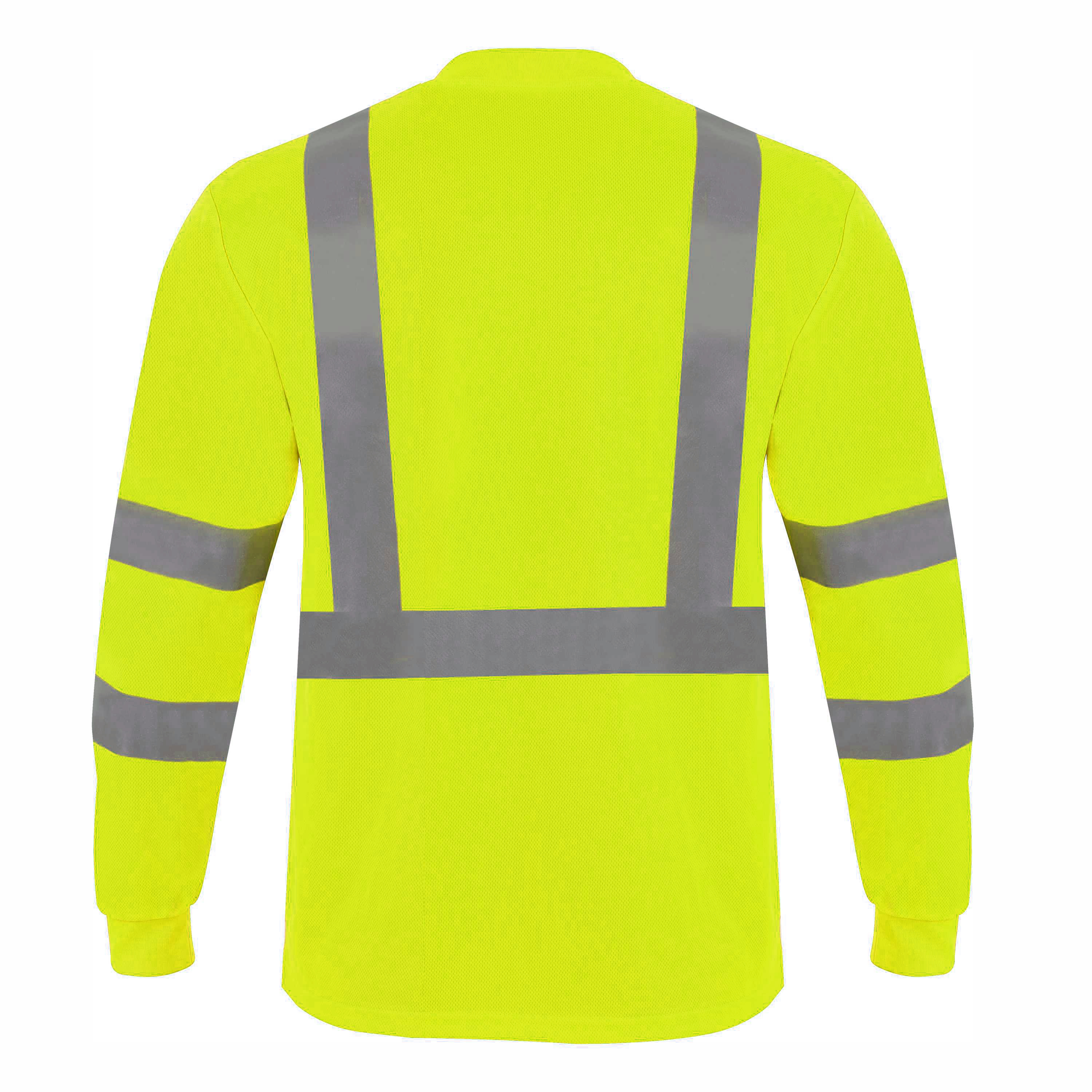 In-Stock Caparazon Class 3 Long Sleeve Safety T-Shirt Green