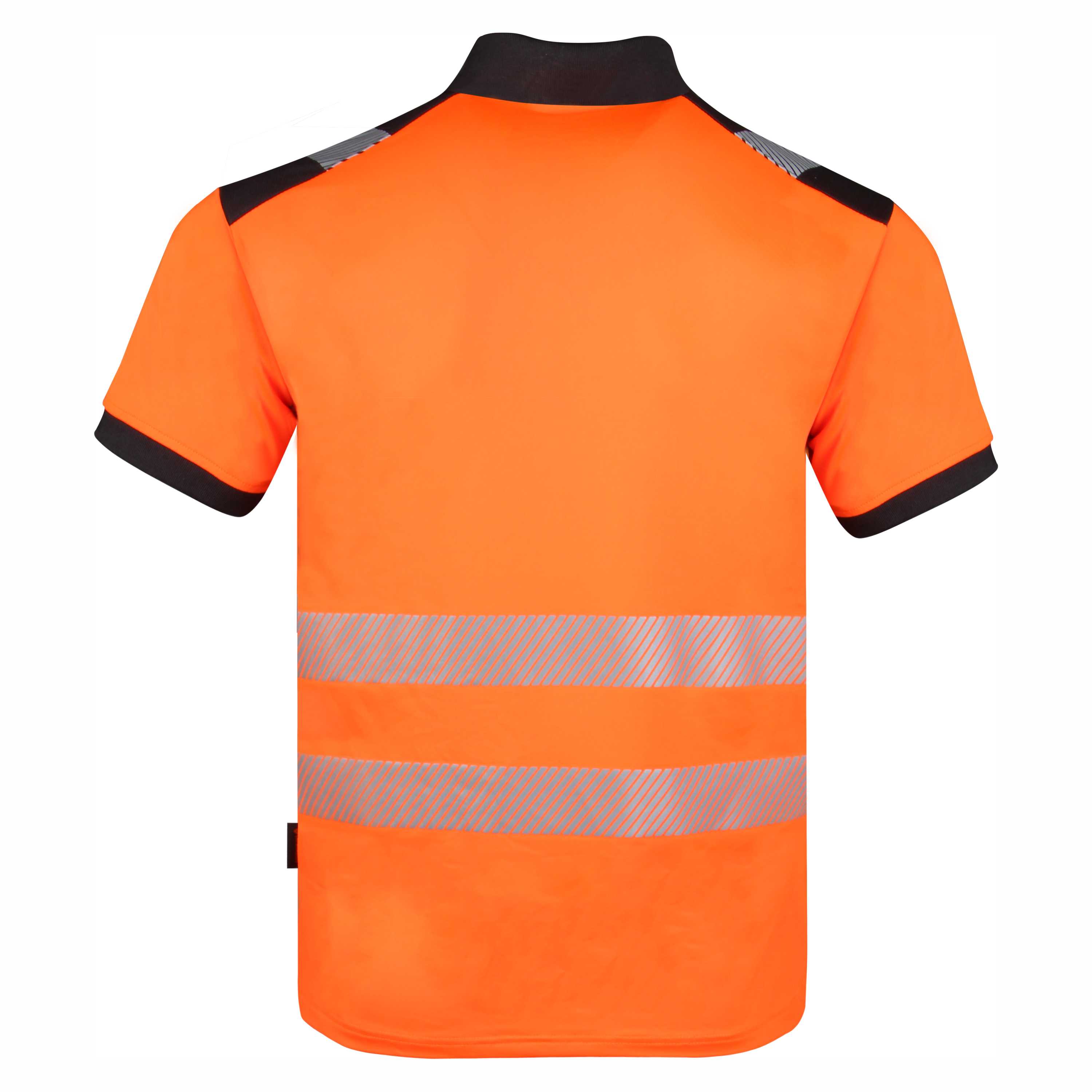 In-Stock Caparazon Class 2 Hi-Vis Safety Orange Polo Shirt