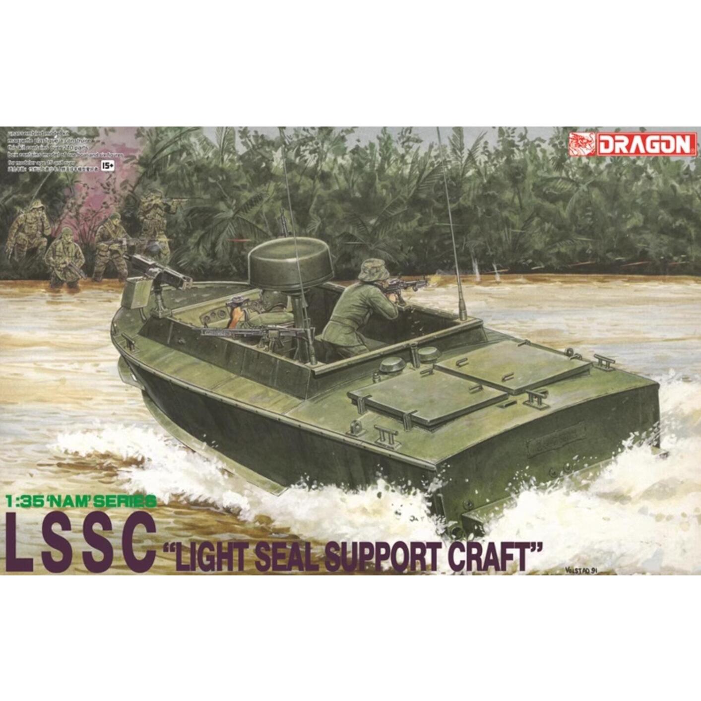 DRAGON 3301 1/35 LSSC Light Seal Support Craft Model kit