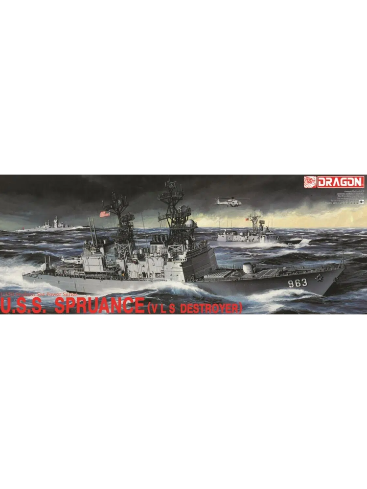Dragon 1006 1/350 scale USS Spruance DD-963 model kit