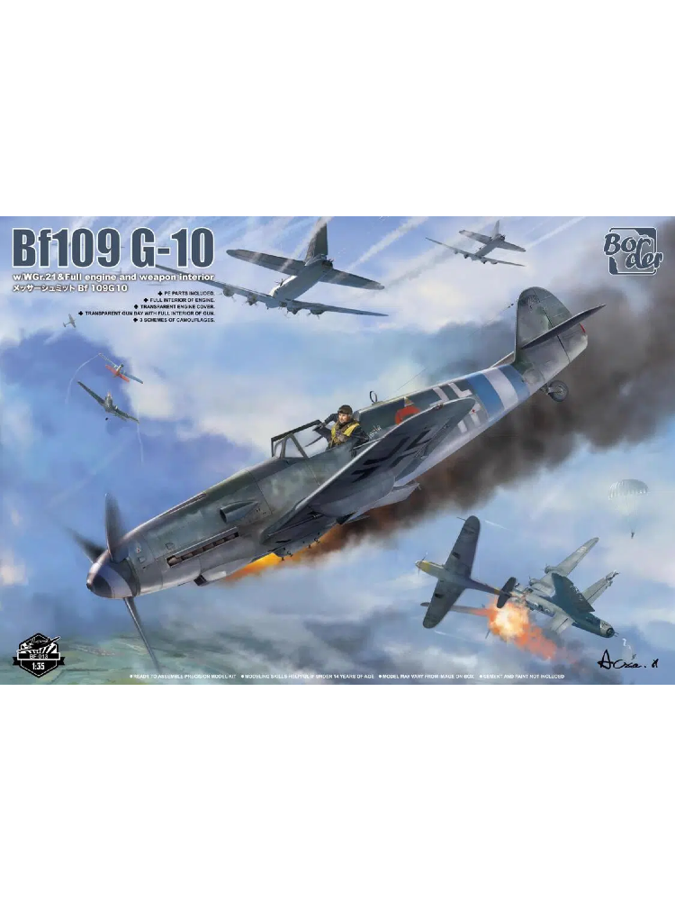 Border Model 1/35 BF-013 Bf109 G-10 model kit