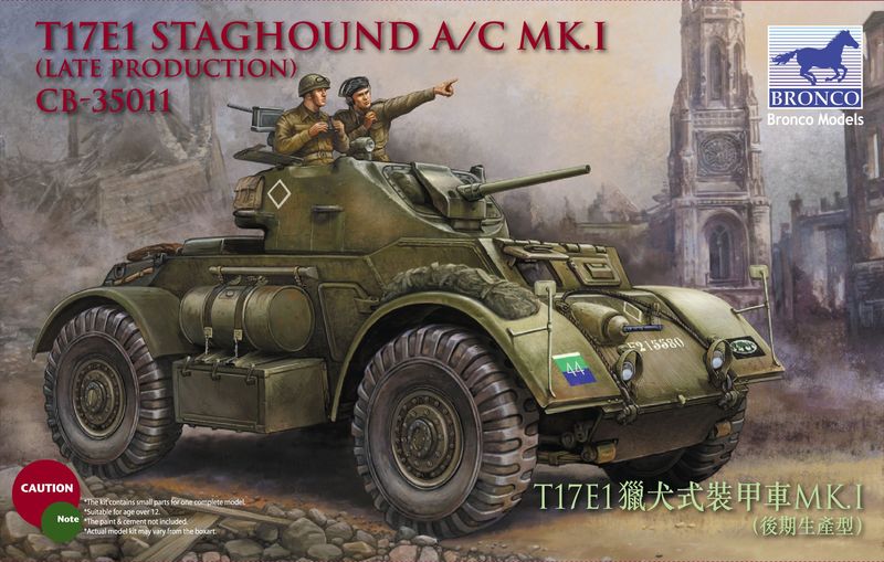 Bronco CB35011 1/35 T17E1 Staghound Mk.I Late Production