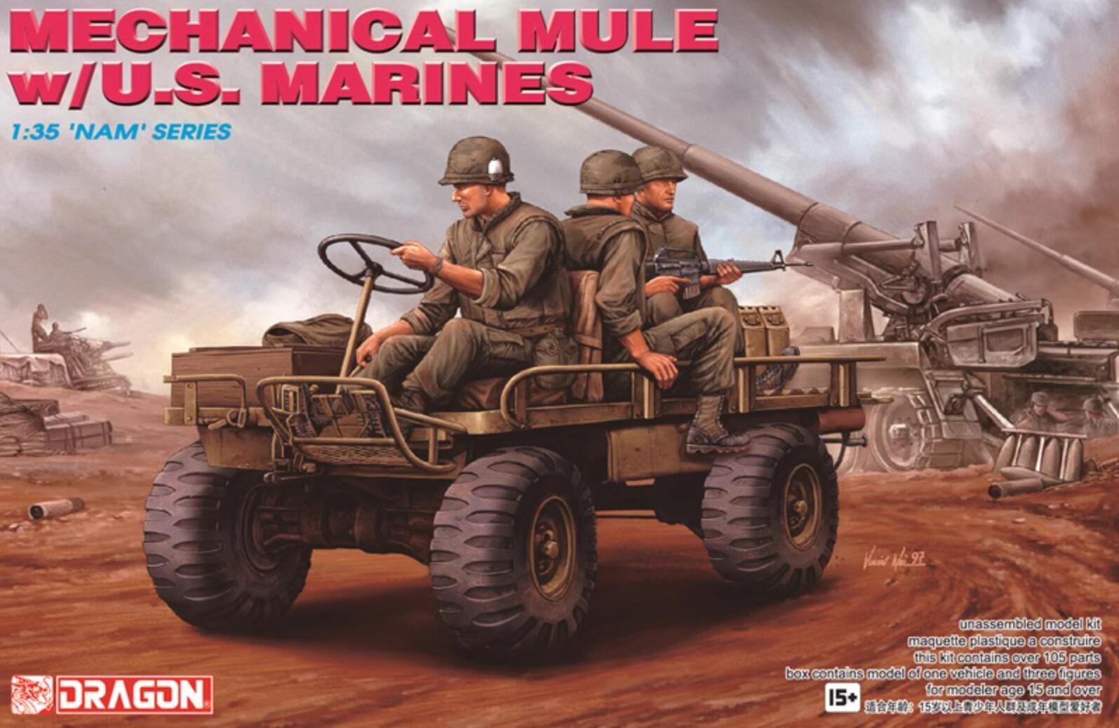 Dragon 3317 1/35 Mechanical Mule w/U.S. Marines