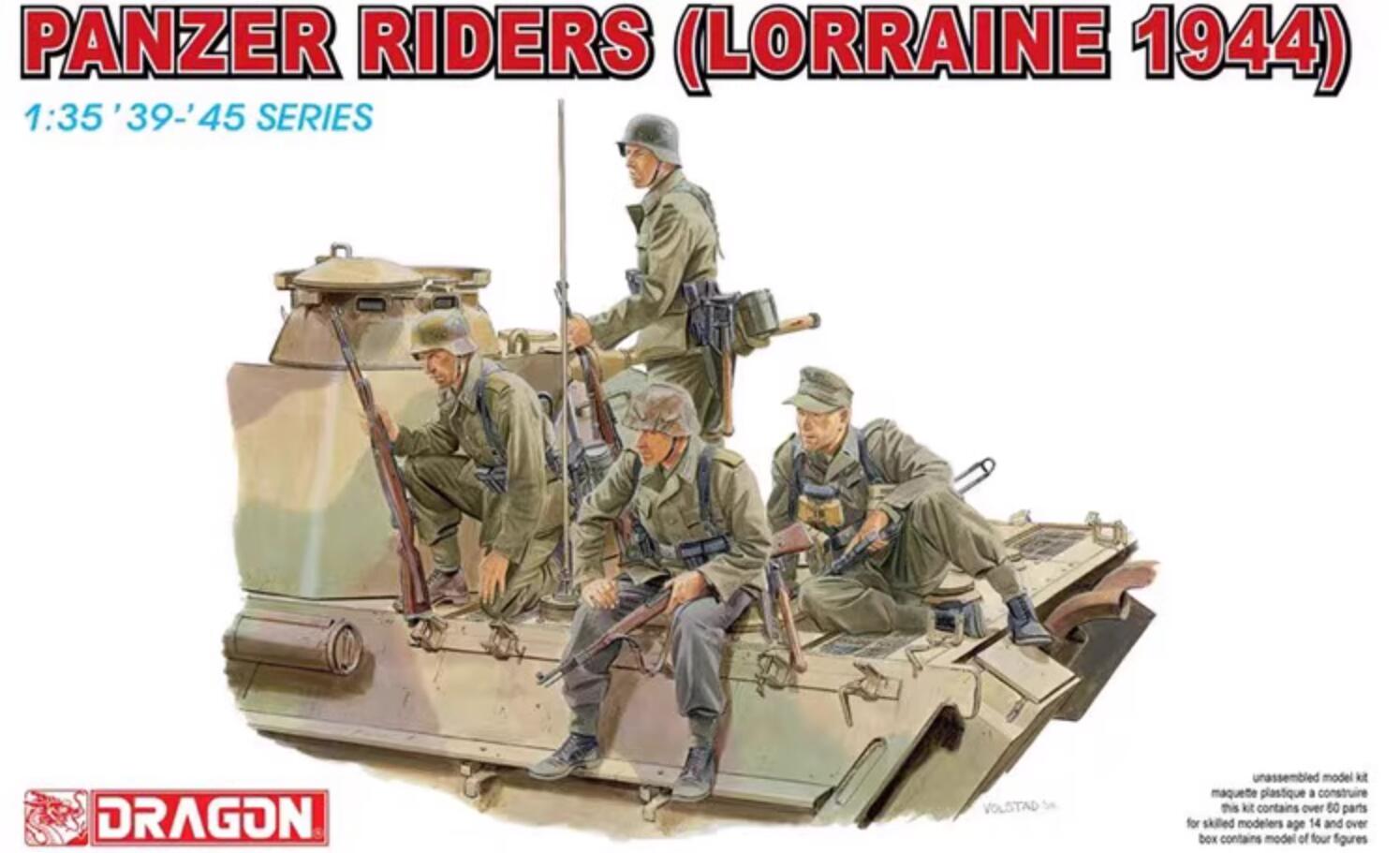 Dragon 6156 1/35 WWII German Panzer Riders (Lorraine 1944)
