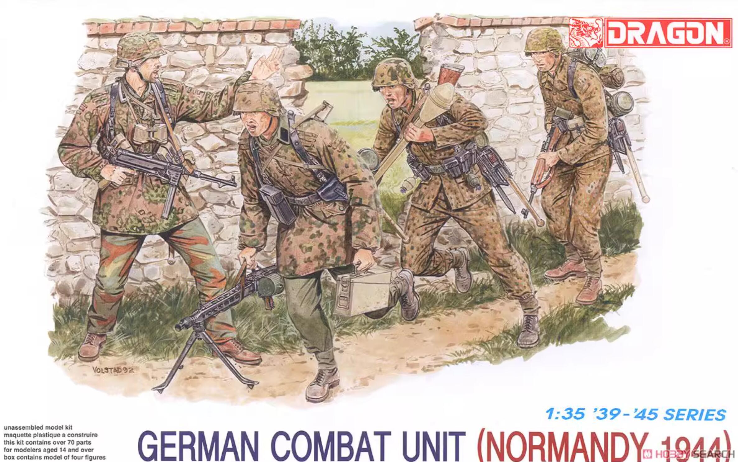 Dragon 6003 German Combat Unit Normandy 1944 1/35 Scale