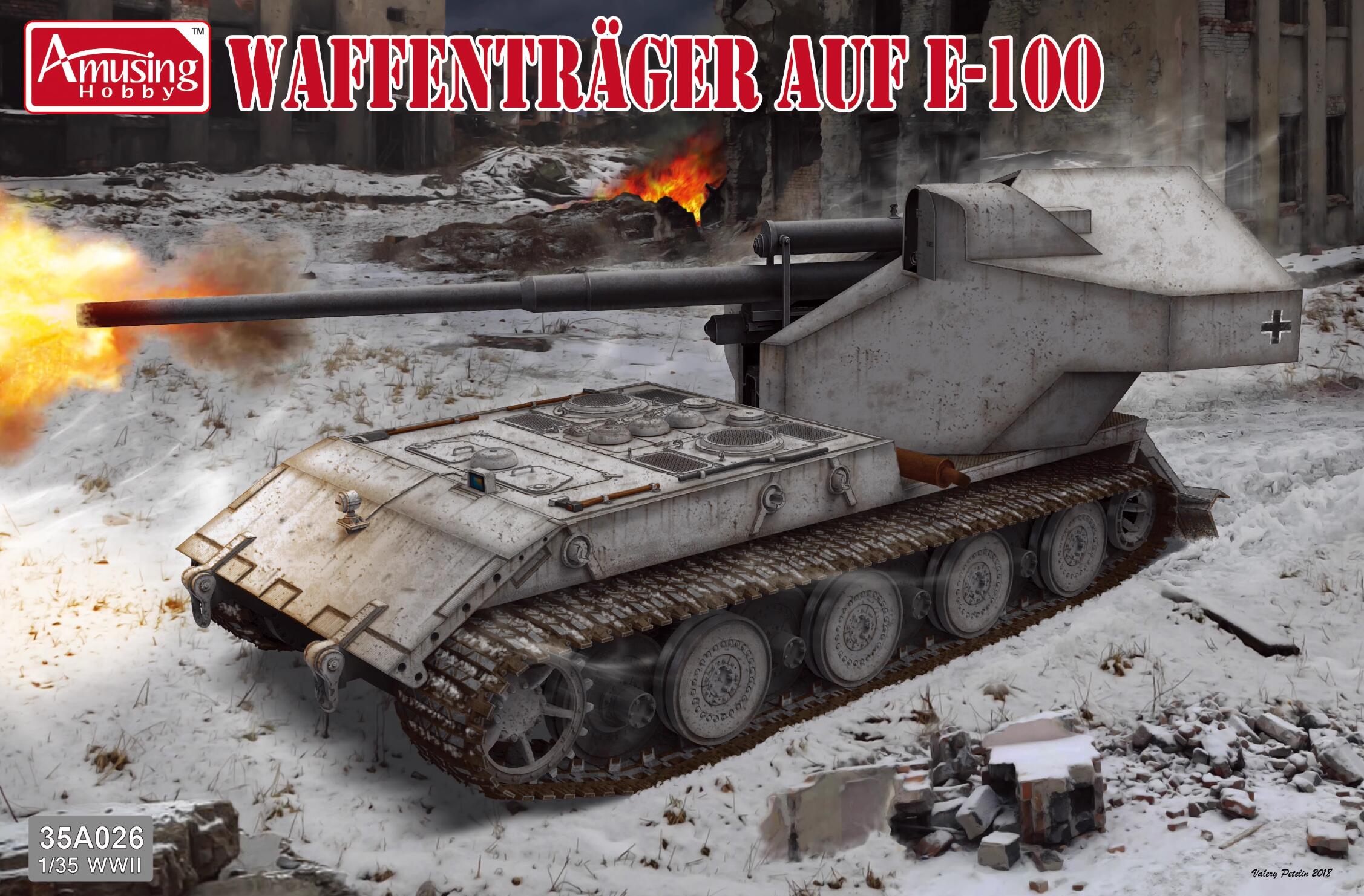 Amusing Hobby 35A026 1/35 German Waffenträger auf E-100