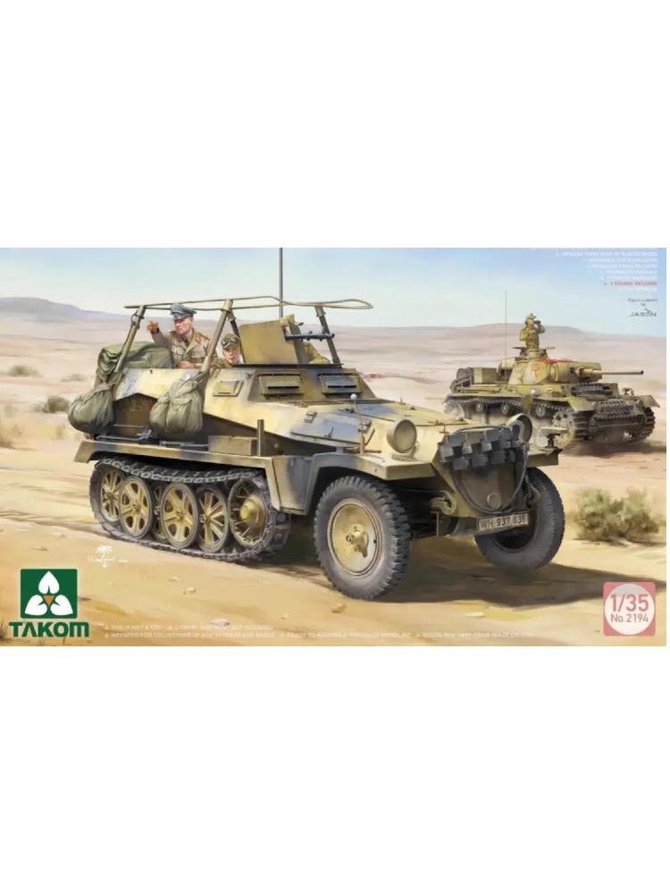 TAKOM 2194 1/35 Scale Sd.Kfz.250/3 Greif Half-Track Tank Model Kit