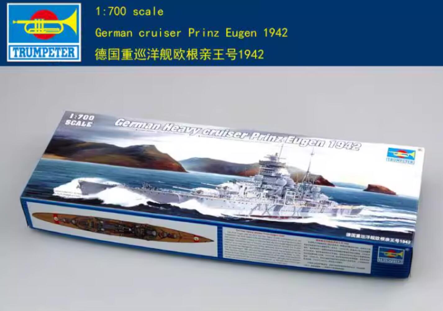 Trumpeter 05766 1/700 German Cruiser Prinz Eugen 1942