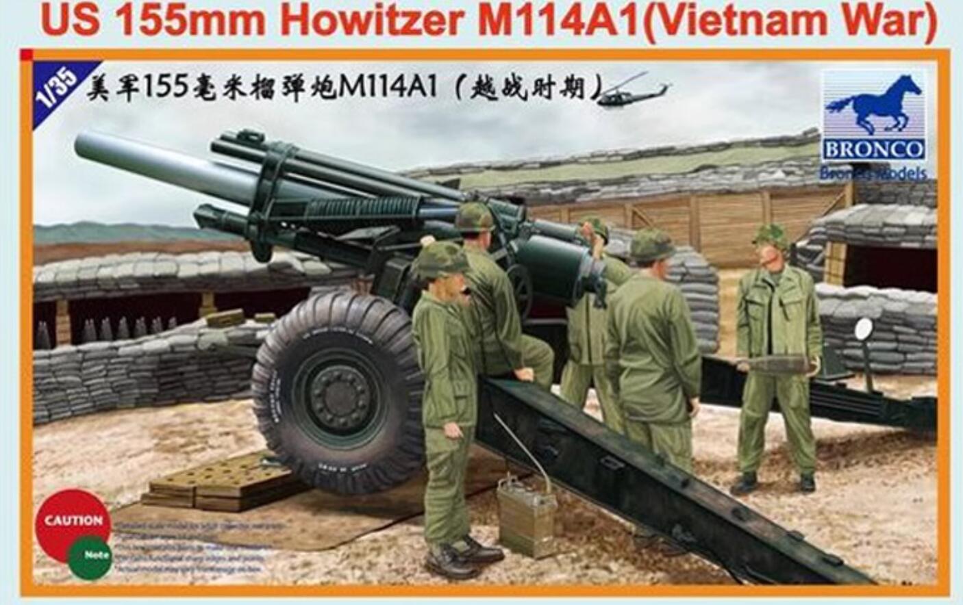 Bronco CB35102 1/35 US 155mm Howitzer M114A1(Vietnam War)