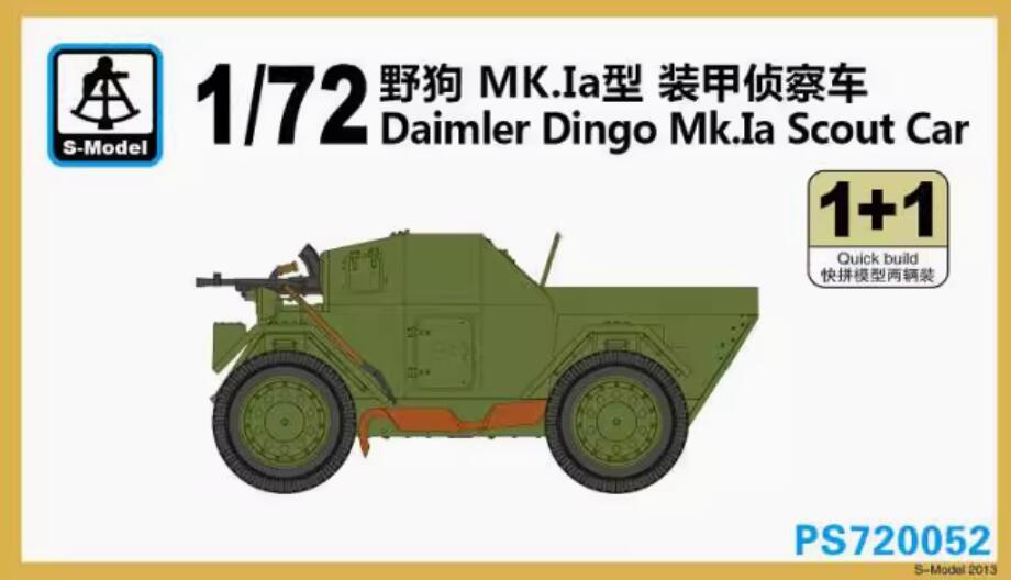 S-model PS720052 1/72 Daimler Dingo Mk.Ia Scout Car